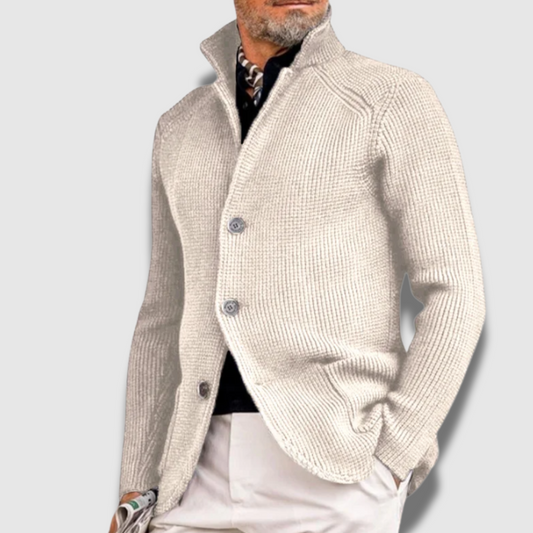 Men’s Classic Knit Cardigan – Soft Button-Up Sweater for All-Day Comfort