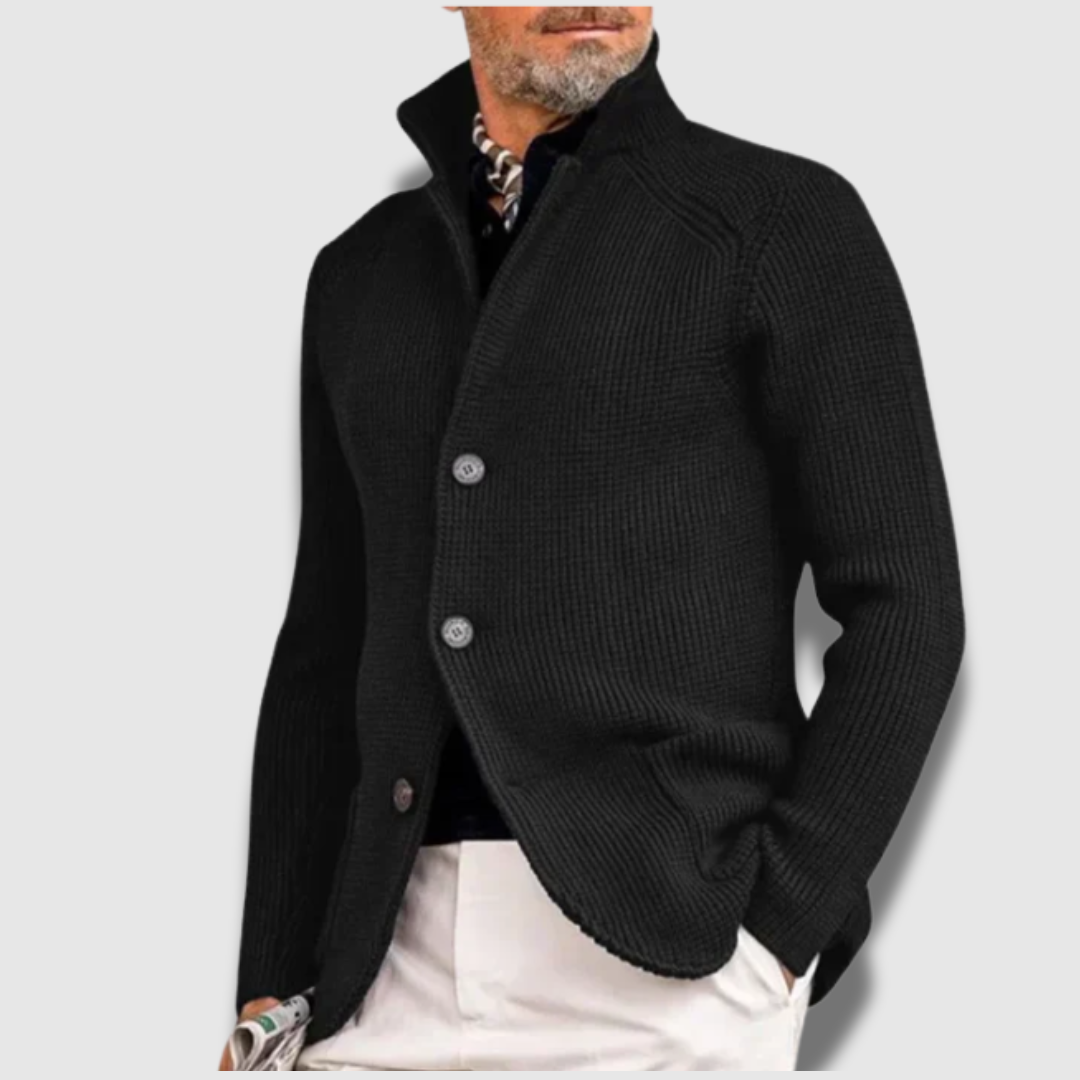 Men’s Classic Knit Cardigan – Soft Button-Up Sweater for All-Day Comfort