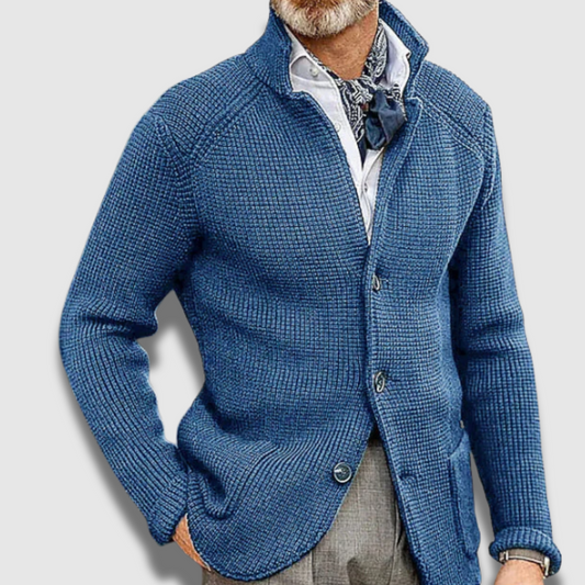 Men’s Classic Knit Cardigan – Soft Button-Up Sweater for All-Day Comfort