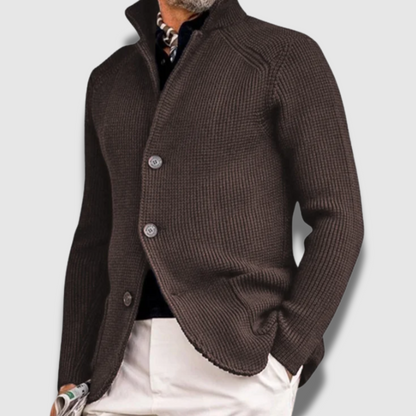 Men’s Classic Knit Cardigan – Soft Button-Up Sweater for All-Day Comfort