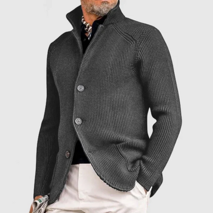 Men’s Classic Knit Cardigan – Soft Button-Up Sweater for All-Day Comfort
