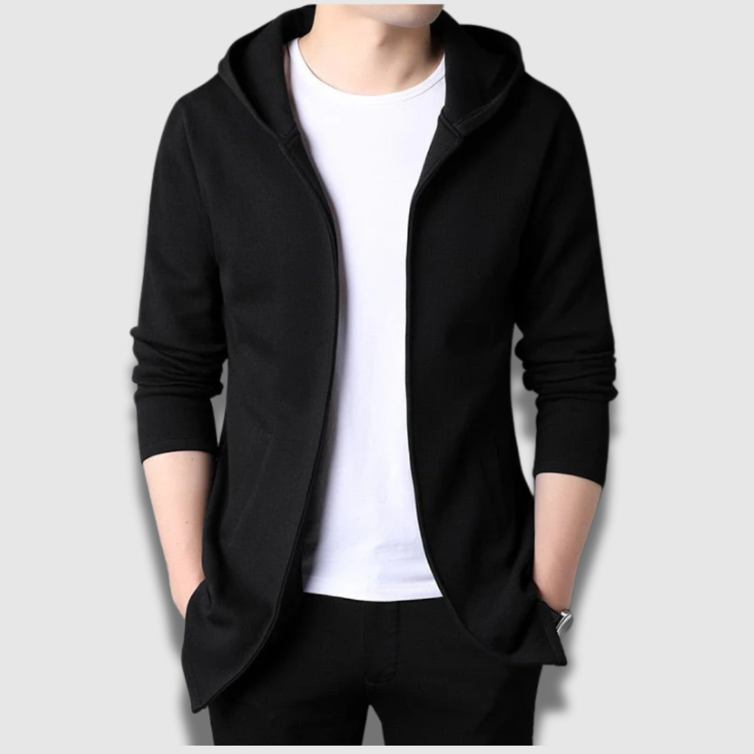 Men’s Lightweight Hooded Zip Jacket – Durable, Breathable & Urban-Ready