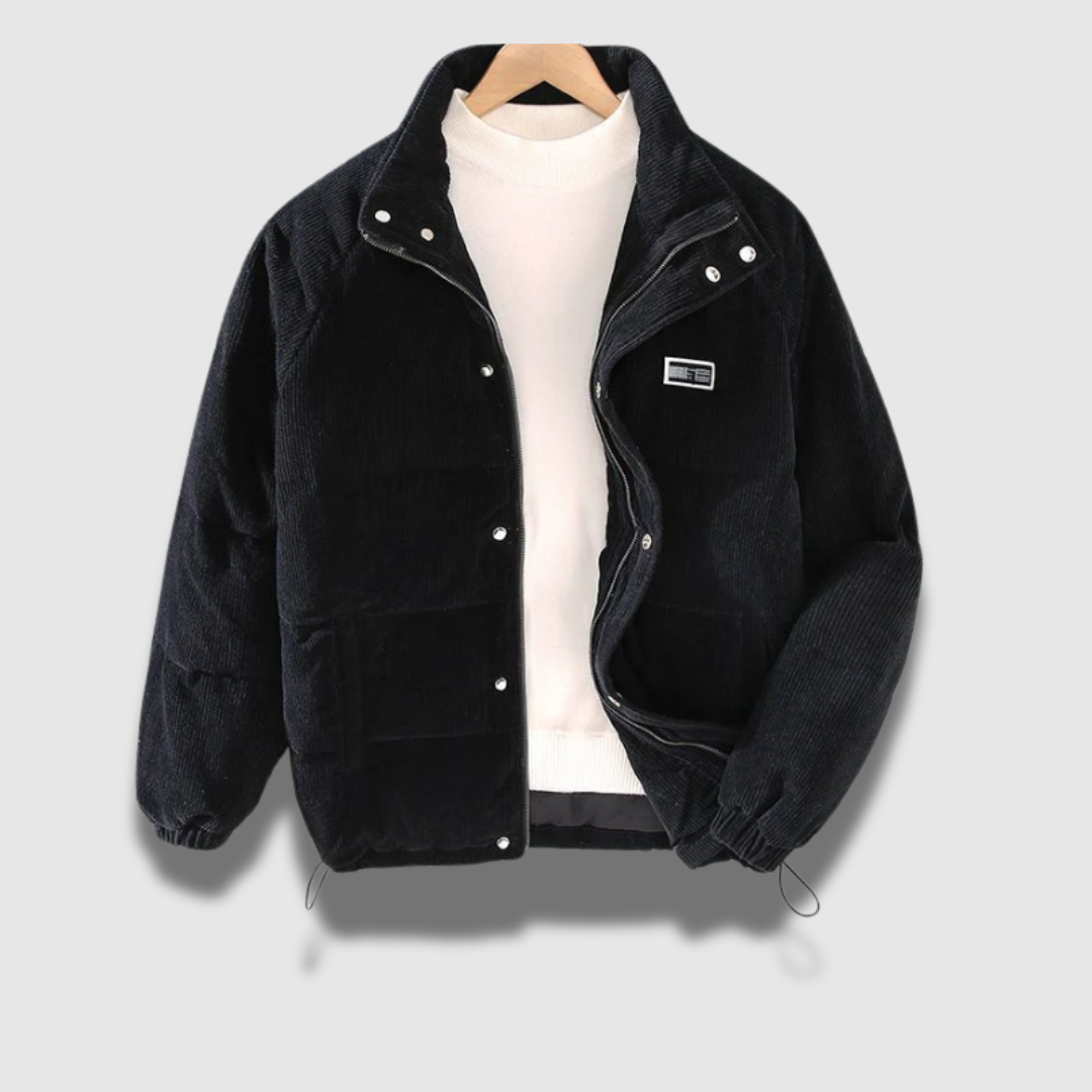 Men’s Velvet Button-Up Jacket – Soft, Refined & Timeless