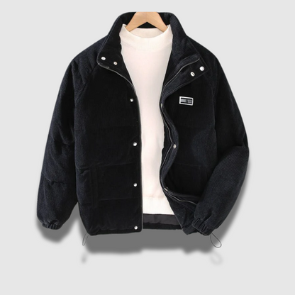 Men’s Velvet Button-Up Jacket – Soft, Refined & Timeless