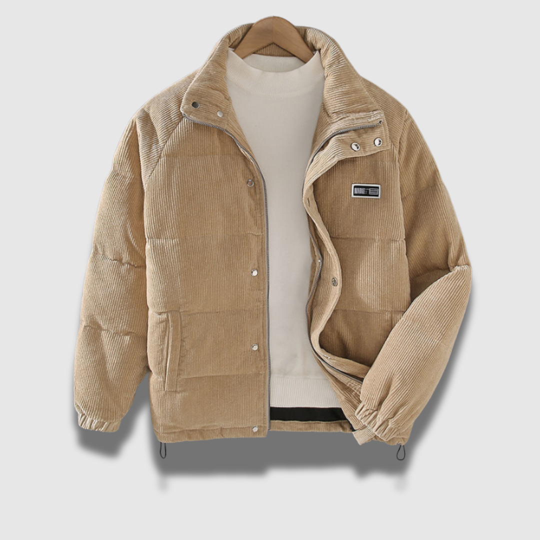 Men’s Velvet Button-Up Jacket – Soft, Refined & Timeless