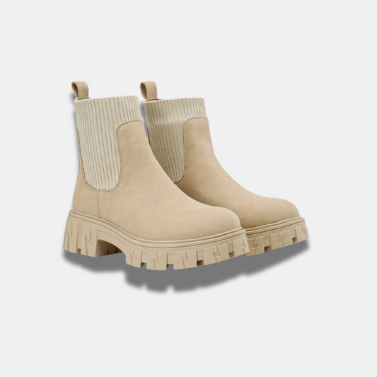 Women’s Dark Brown Platform Chelsea Boots – Bold Style with Everyday Comfort